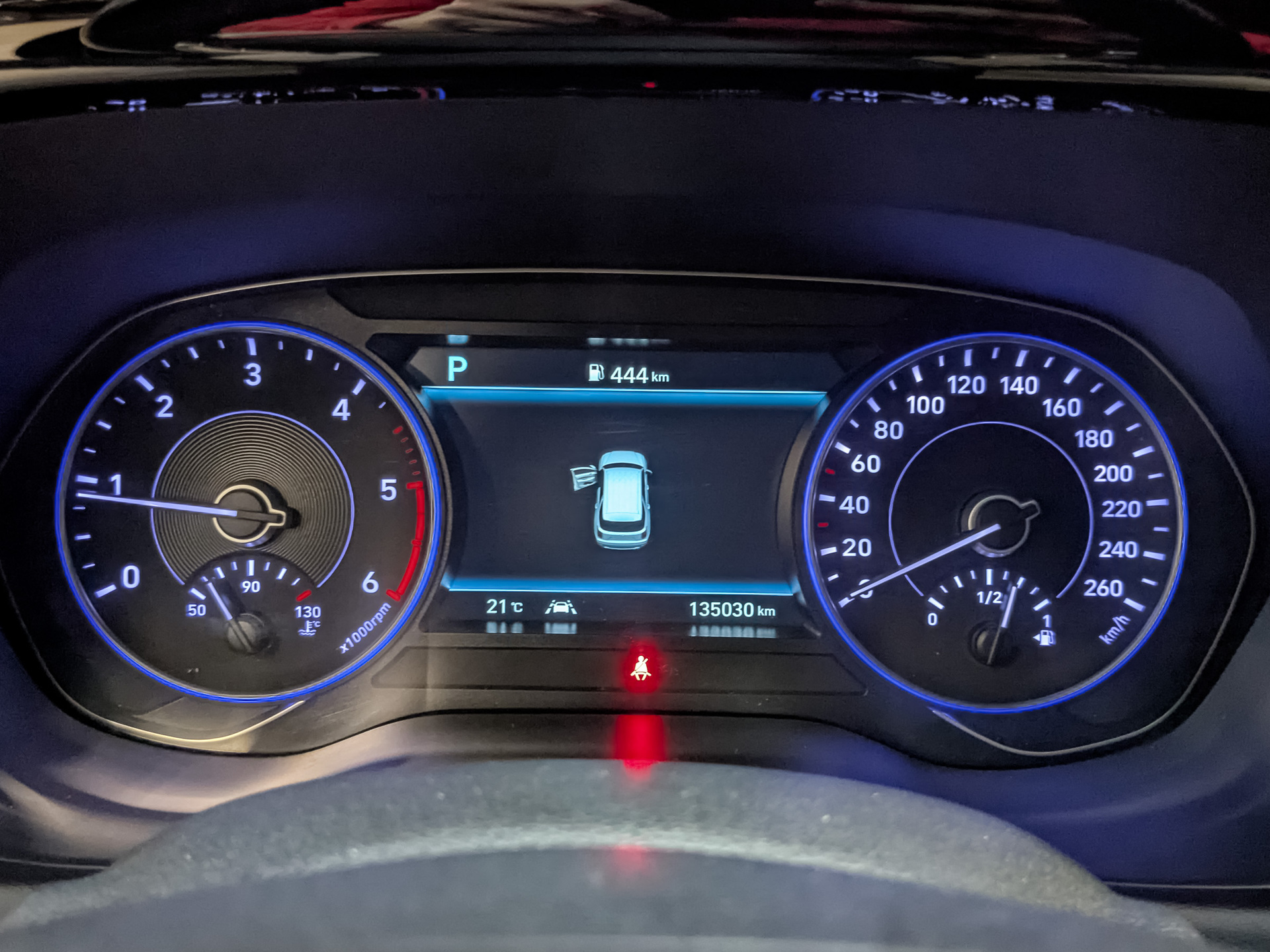 HYUNDAI Palisade 2.20 (202 л.с), автомат, 2021, пробег 135 025 км