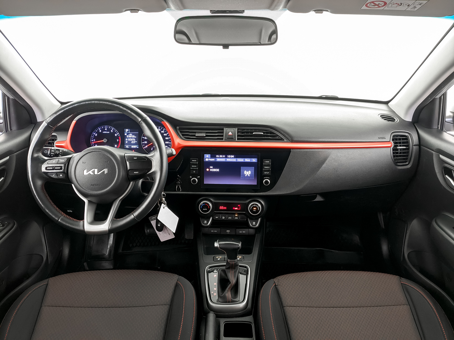 KIA Rio 1.60 (123 л.с), автомат, 2021, пробег 89 200 км
