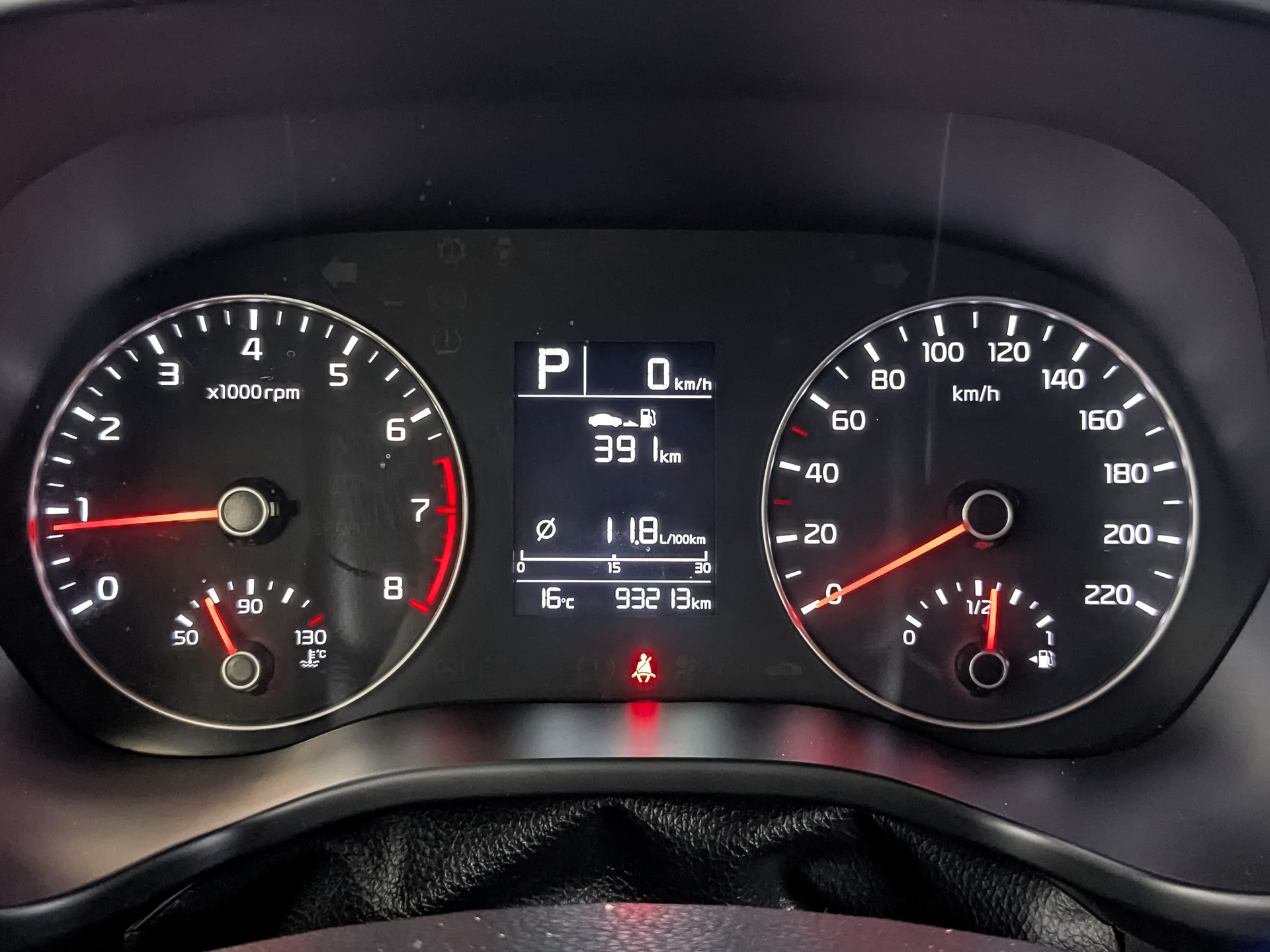 KIA Rio X 1.60 (123 л.с), автомат, 2021, пробег 93 211 км