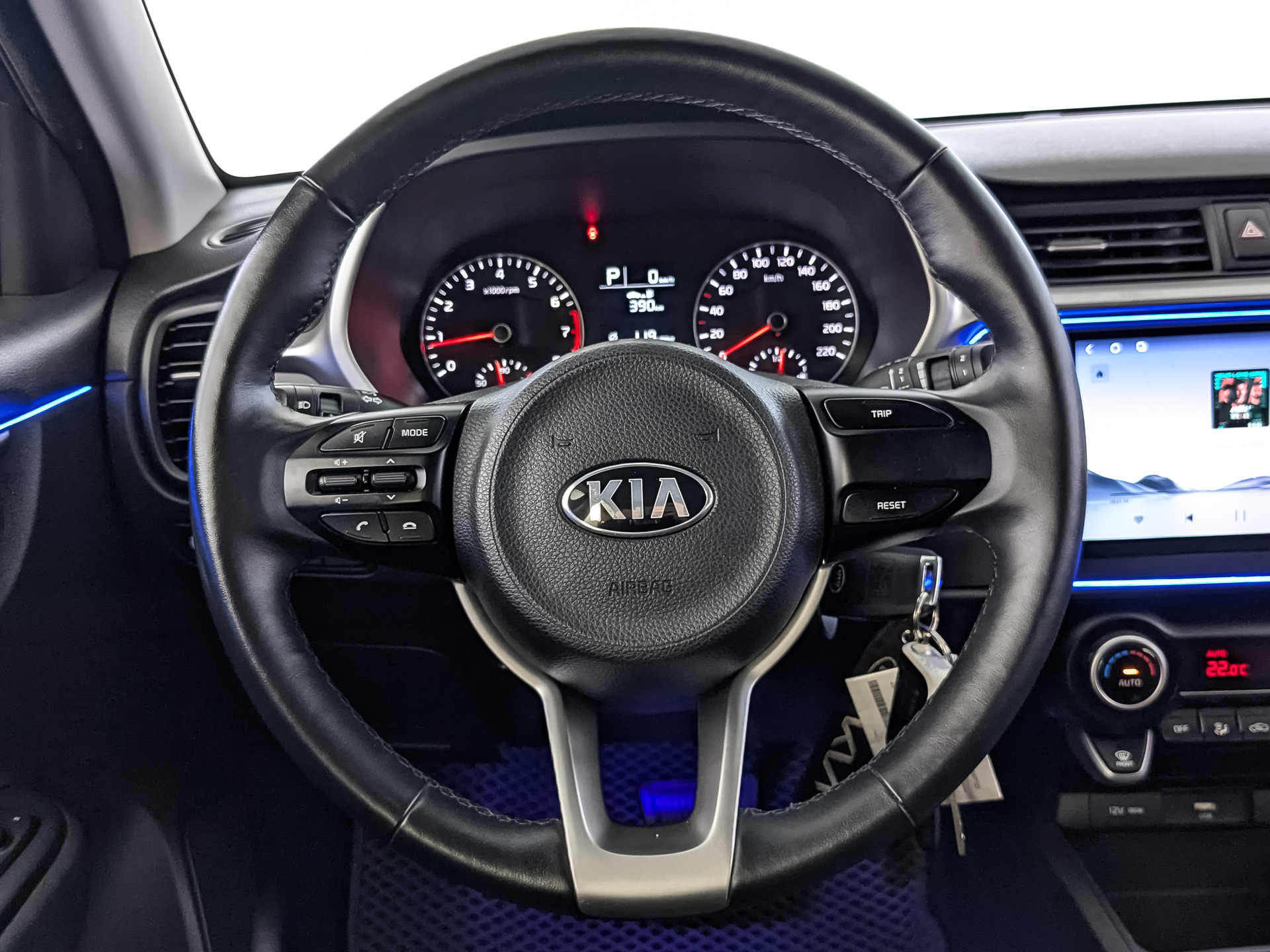 KIA Rio X 1.60 (123 л.с), автомат, 2021, пробег 93 211 км