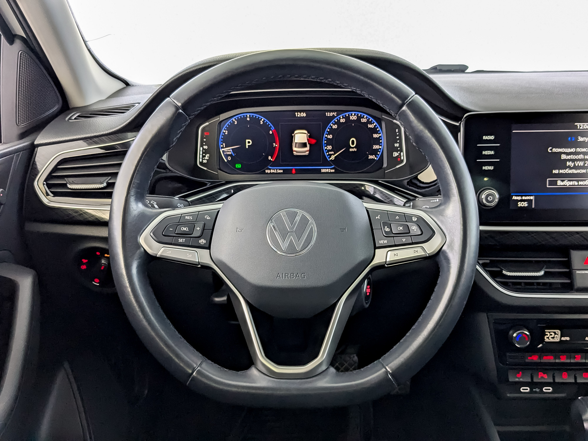 VOLKSWAGEN Polo 1.60 (110 л.с), автомат, 2021, пробег 58 583 км