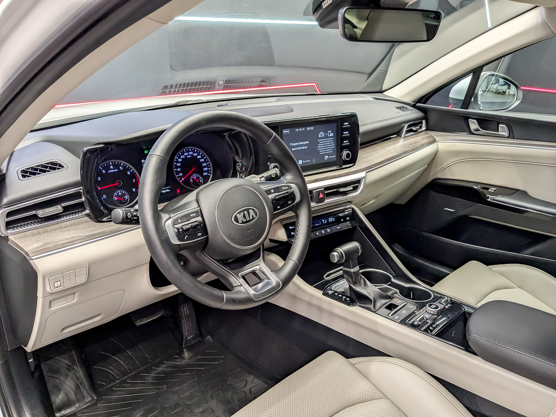 KIA K5 2.50 (194 л.с), автомат, 2021, пробег 76 223 км
