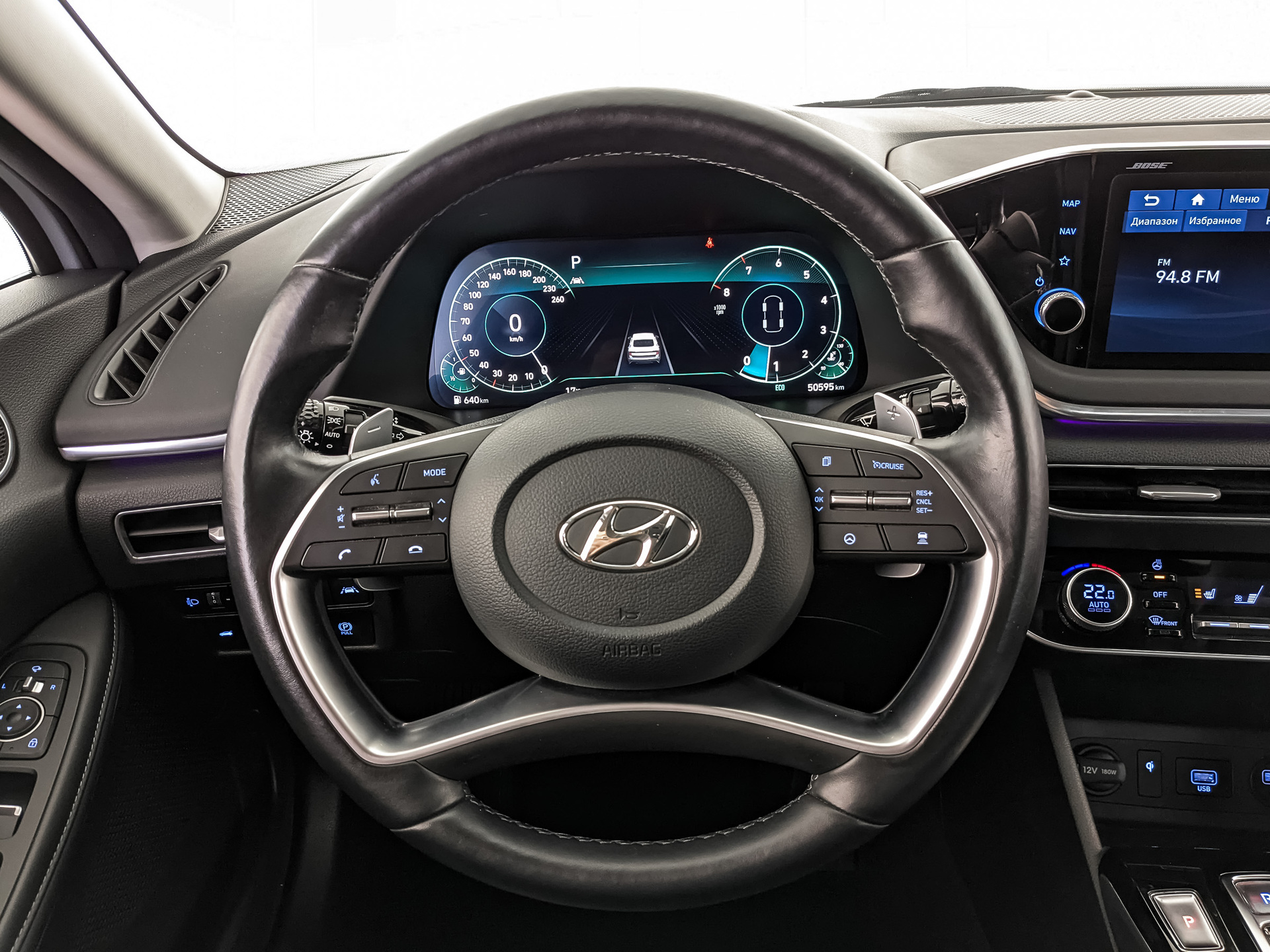 HYUNDAI Sonata 2.50 (180 л.с), автомат, 2021, пробег 50 594 км