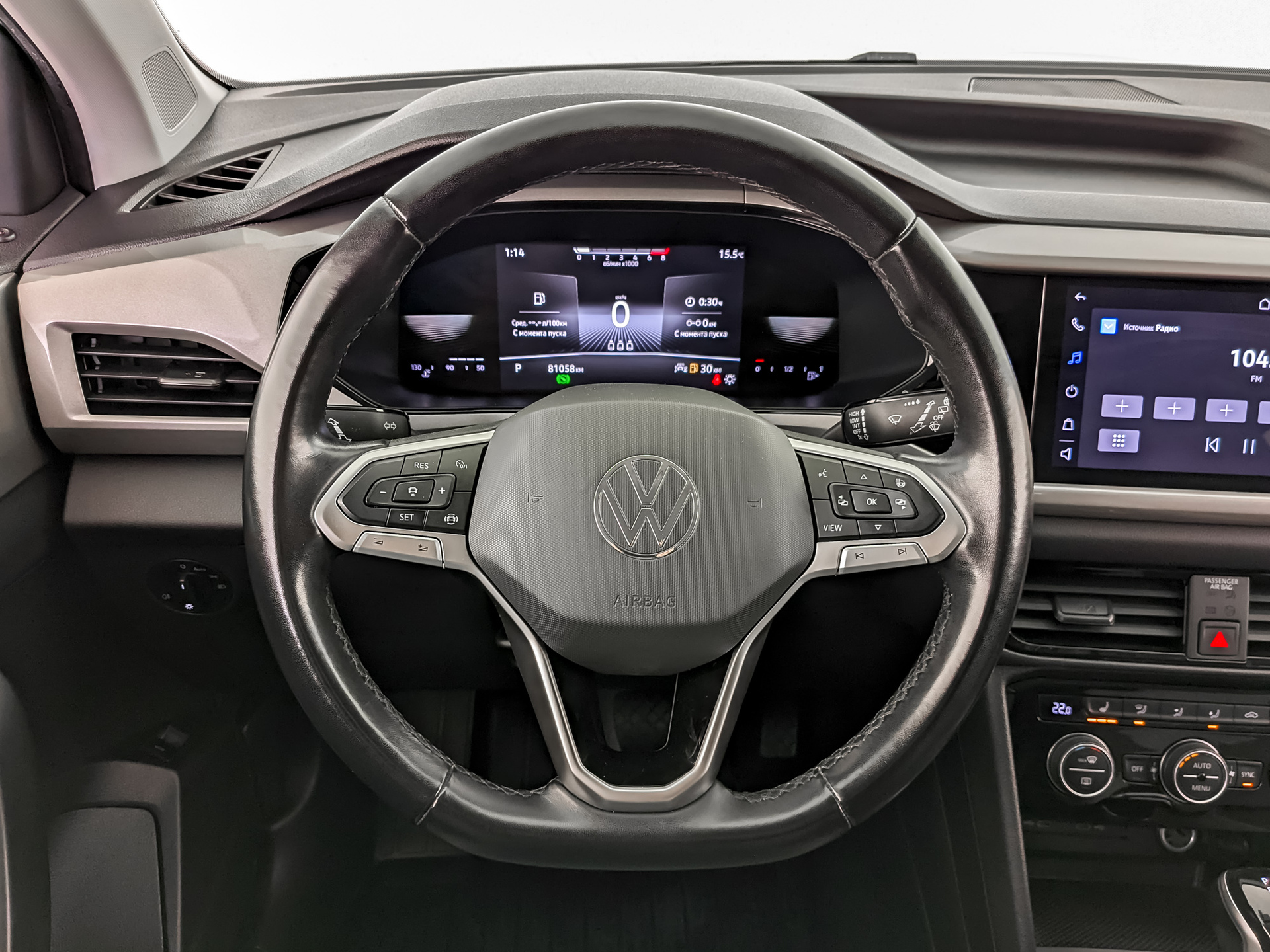 VOLKSWAGEN Taos 1.40 (150 л.с), автомат, 2021, пробег 81 034 км