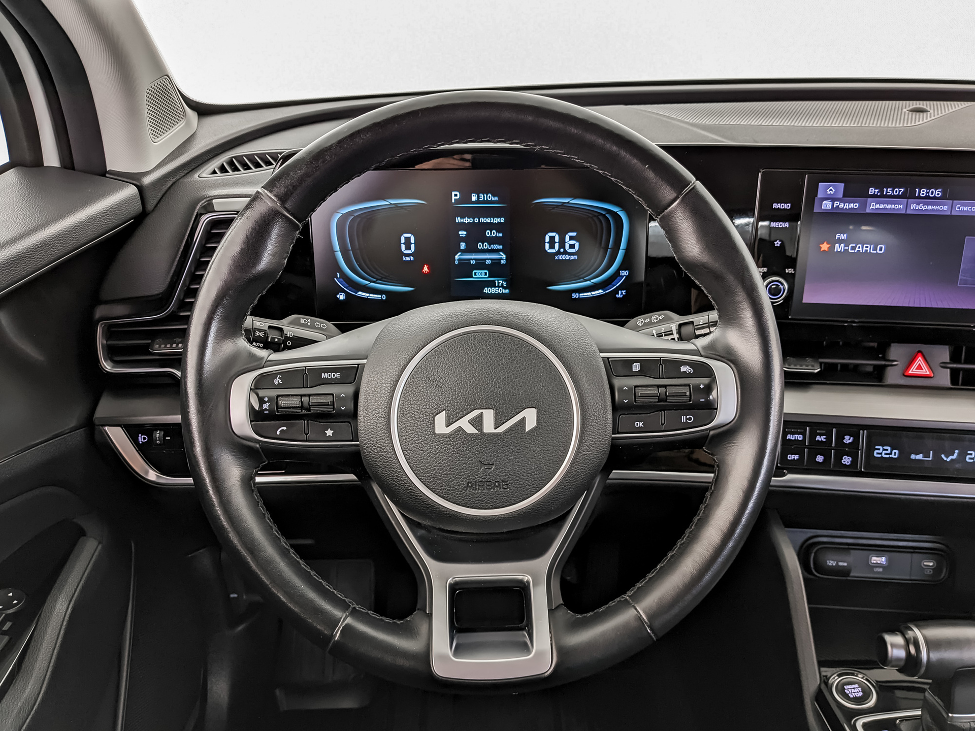 KIA Sportage 2.50 (190 л.с), автомат, 2022, пробег 40 850 км