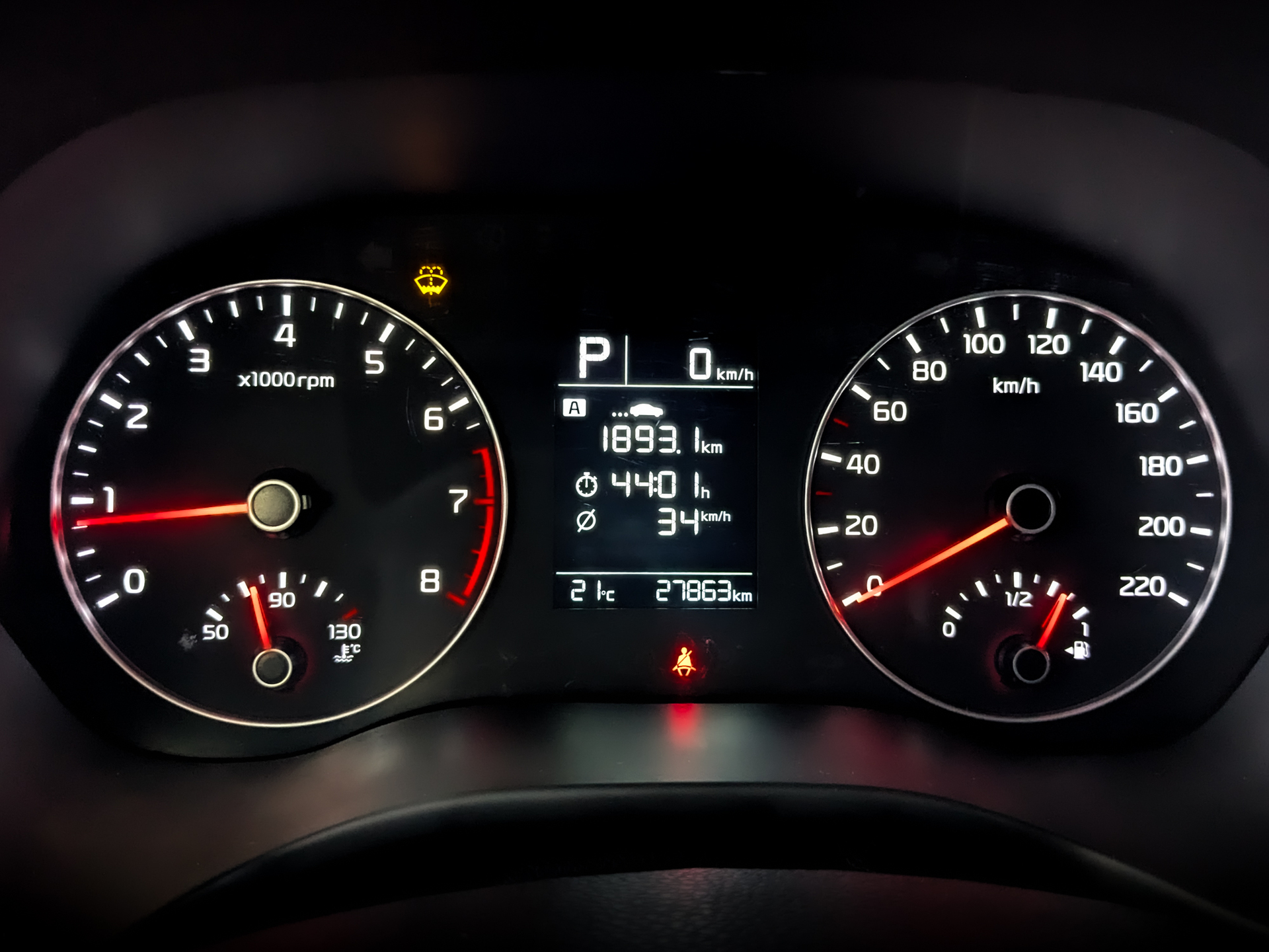 KIA Rio X 1.60 (123 л.с), автомат, 2021, пробег 27 861 км