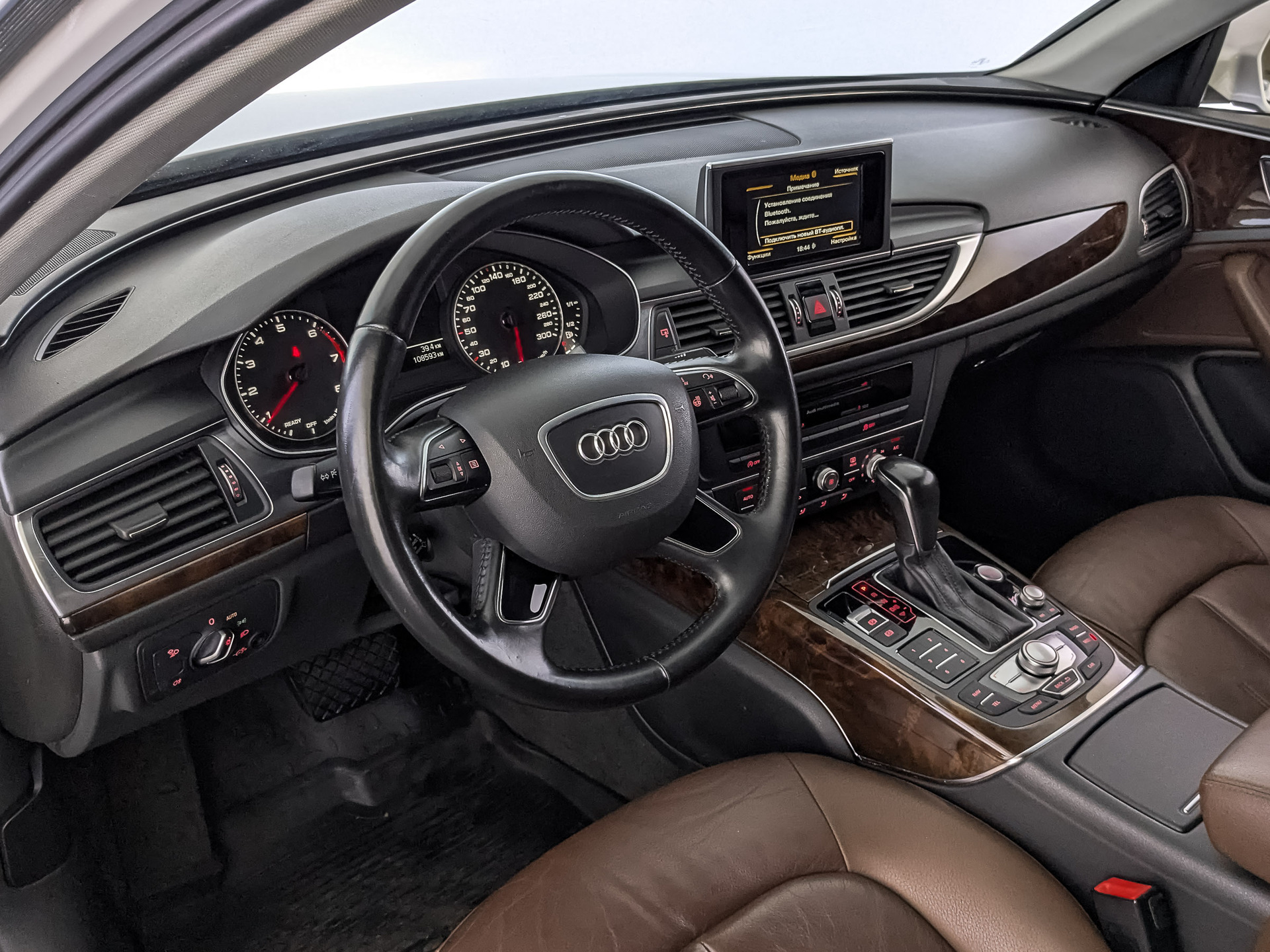 AUDI A6 1.80 (190 л.с), автомат, 2016, пробег 108 536 км